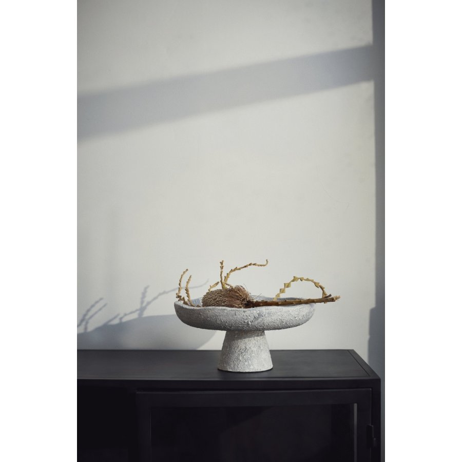 Muubs Luna Schale auf Fu 34 cm, Grau