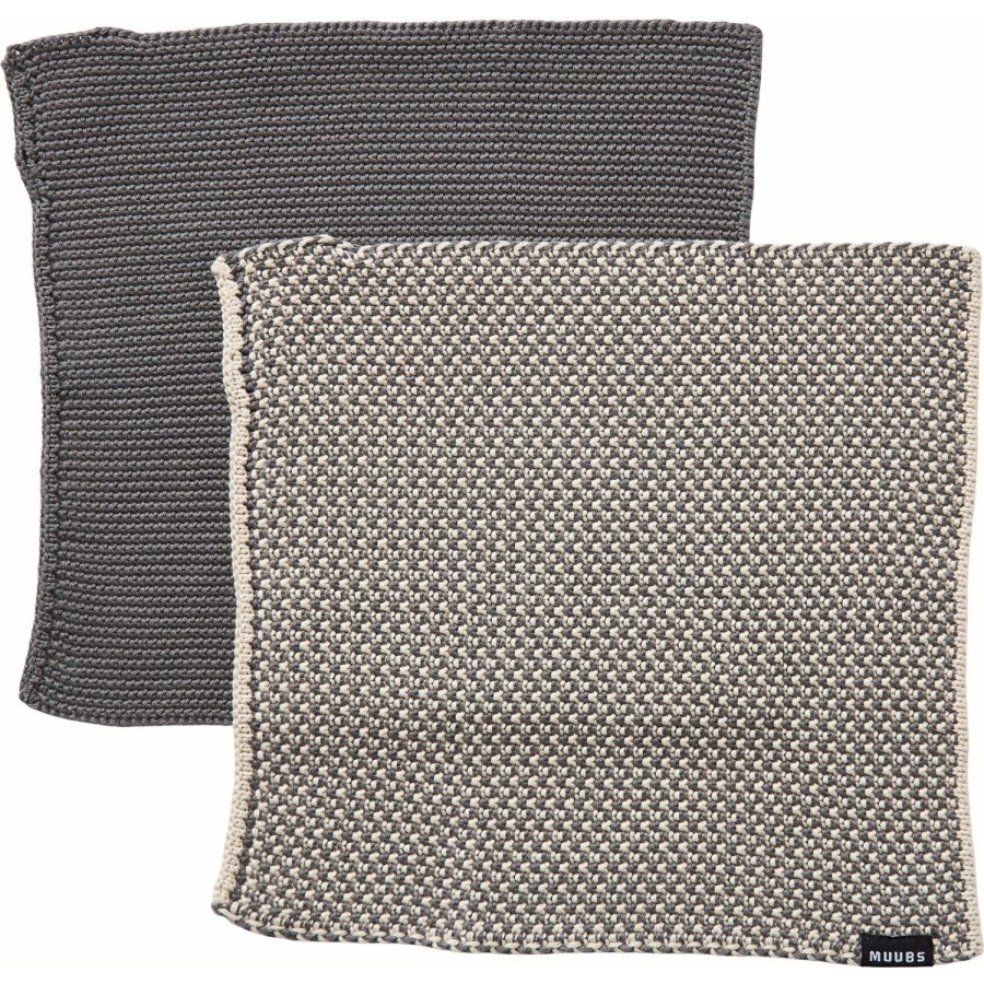 Muubs Sentaku Spltuch 27x27 cm, Grau/Sand