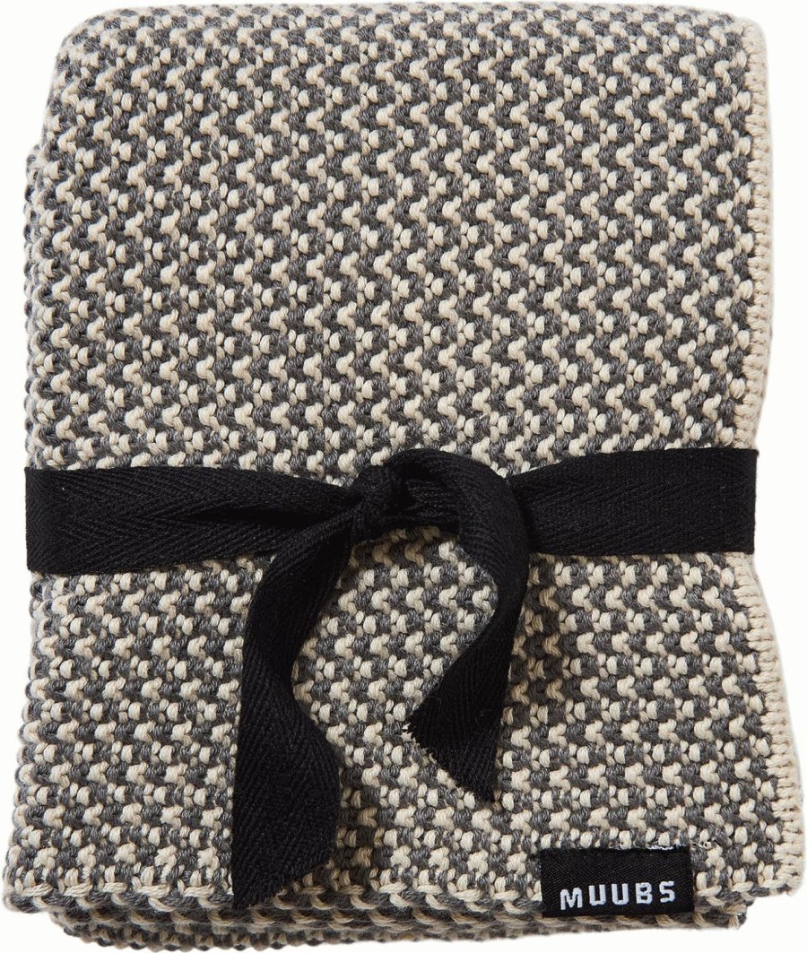 Muubs Sentaku Handtuch 50x80 cm, Grau/Sand