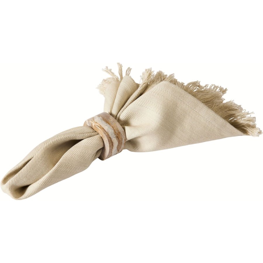 Muubs Umami Stoffserviette 45x45 cm, Grau/Sand