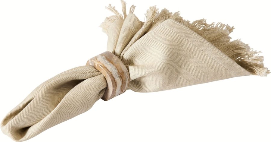 Muubs Umami Stoffserviette 45x45 cm, Grau/Sand