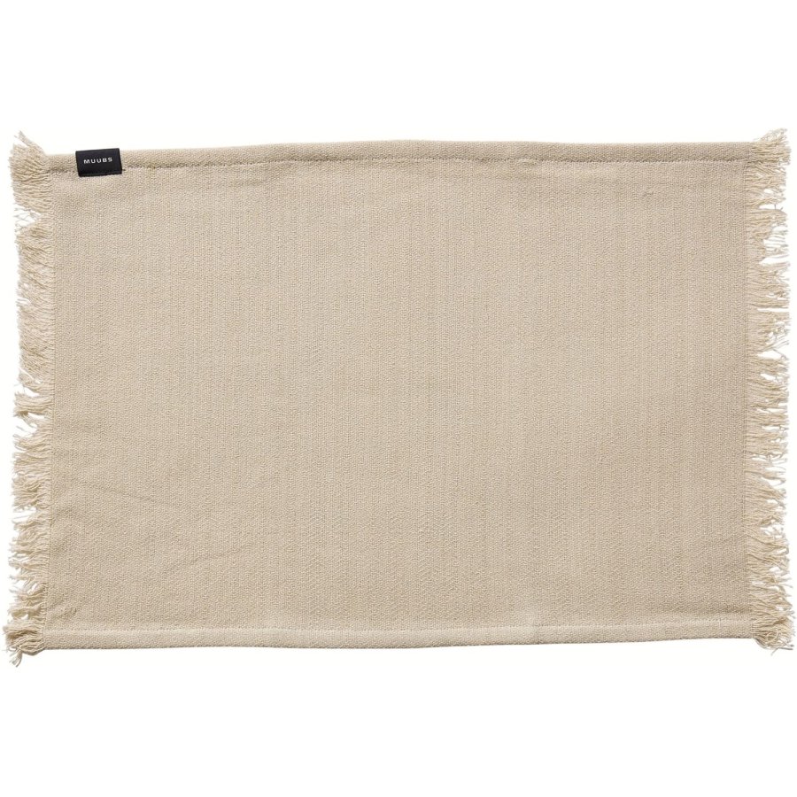 Muubs Umami Tischset 50x36 cm, Grau/Sand