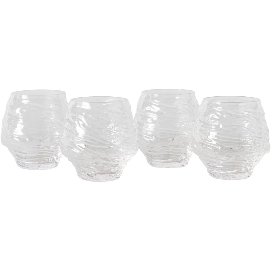 Muubs Mora Drikkeglas 4 stk. 30 cl, Klar