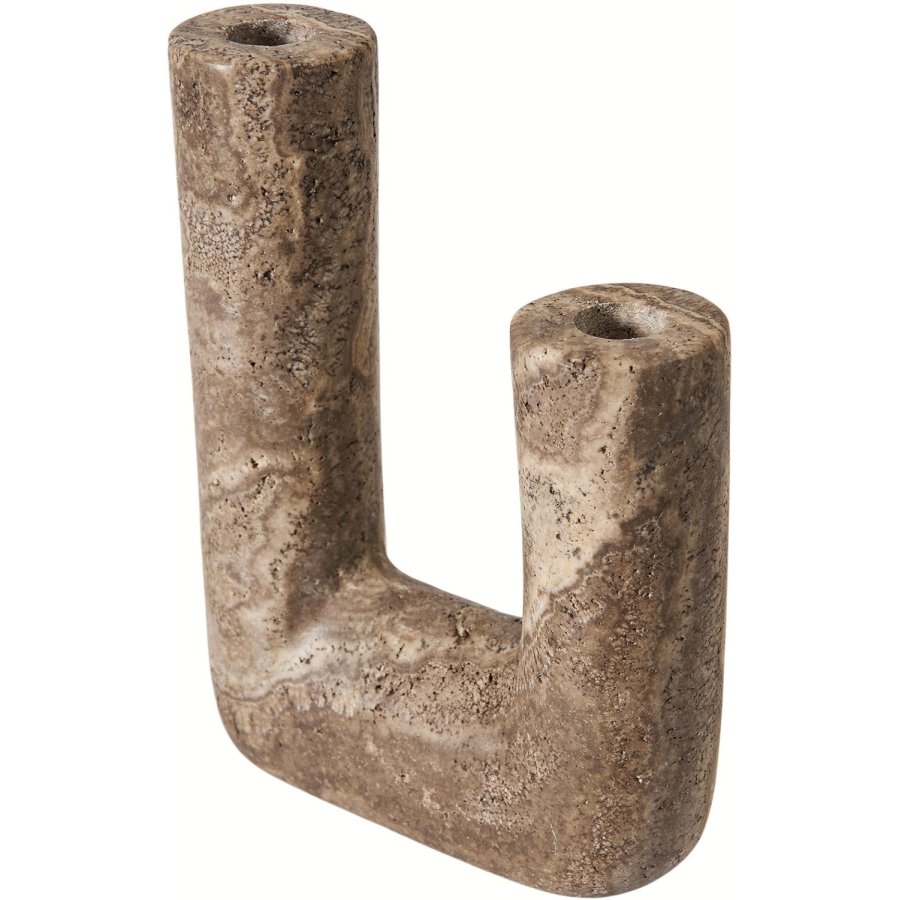 Muubs Minerva Kerzenhalter H20 cm, Titanium