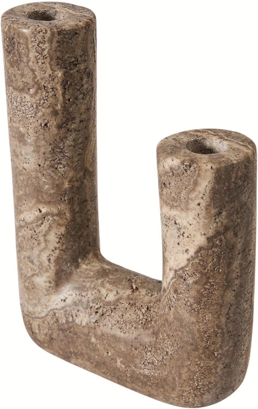 Muubs Minerva Kerzenhalter H20 cm, Titanium