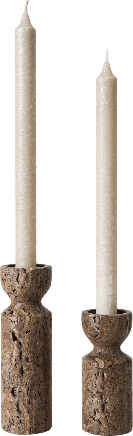 Muubs Minerva Teelichthalter 2er Set, Titanium