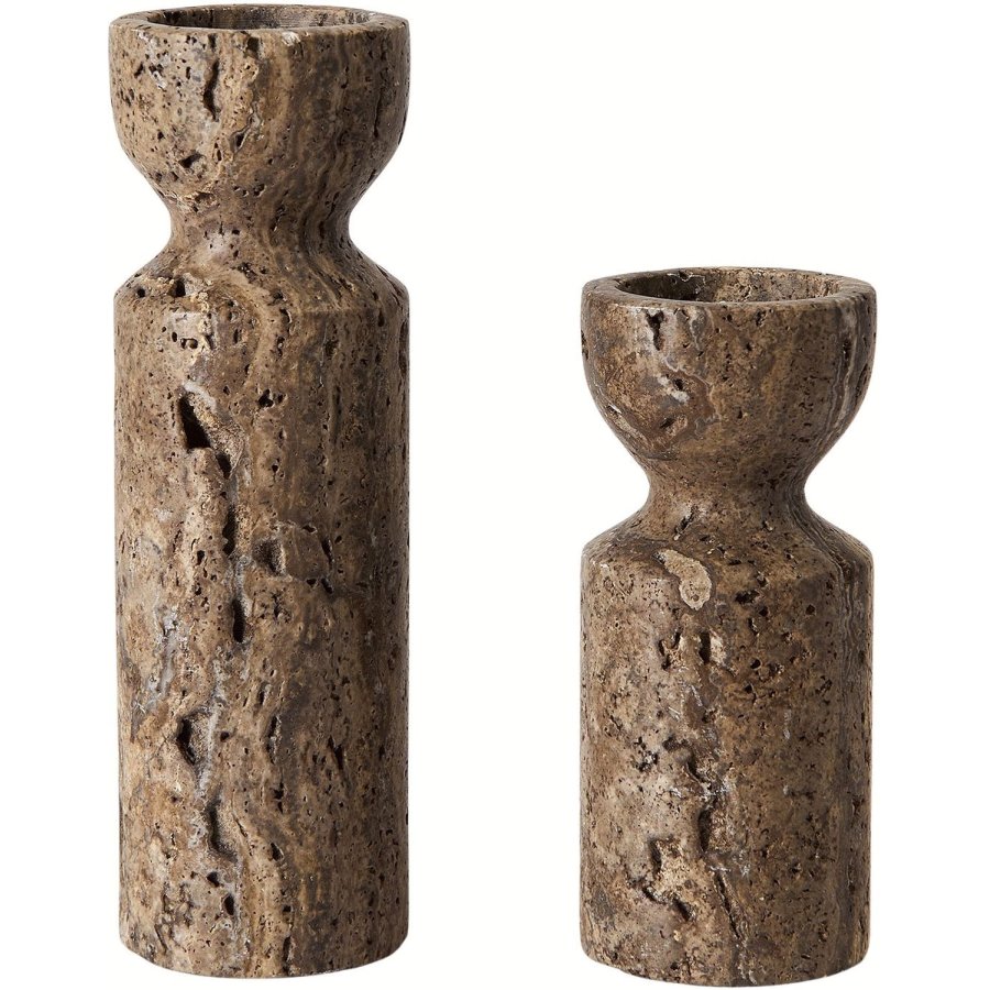 Muubs Minerva Teelichthalter 2er Set, Titanium