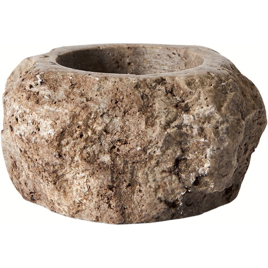 Muubs Minerva Teelichthalter H4 cm, Titanium