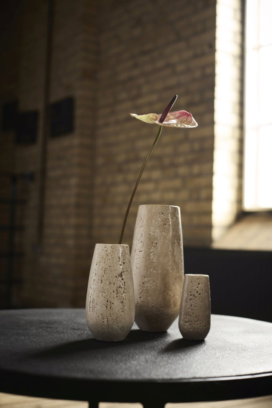 Muubs Minerva Vase H12 cm, Creme