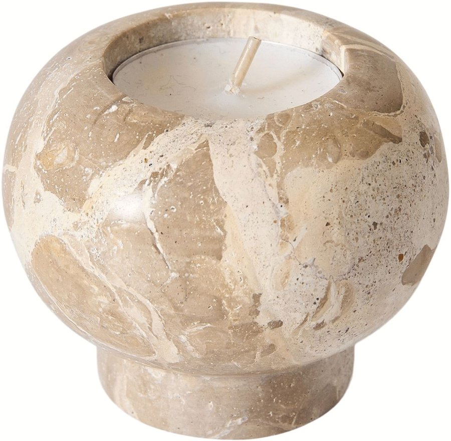 Muubs Vita Teelichthalter H6,5 cm, Seashell