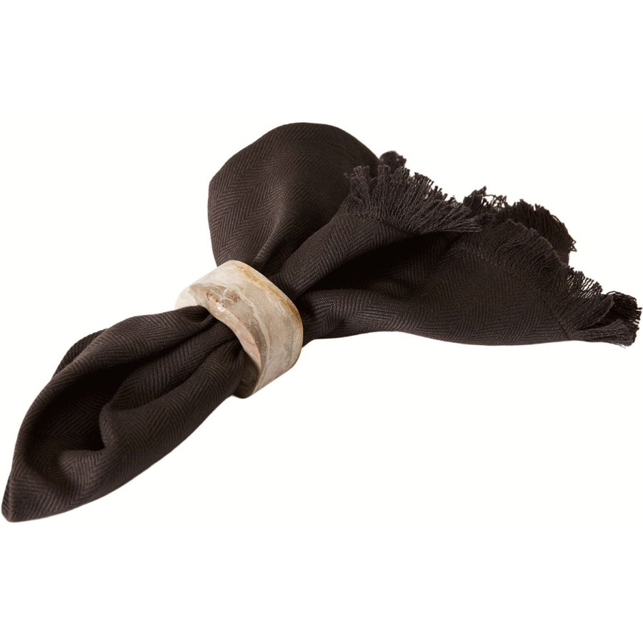 Muubs Vita Serviettenring 4er Set 5,5 cm, Seashell