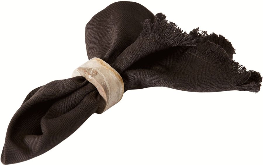 Muubs Vita Serviettenring 4er Set 5,5 cm, Seashell