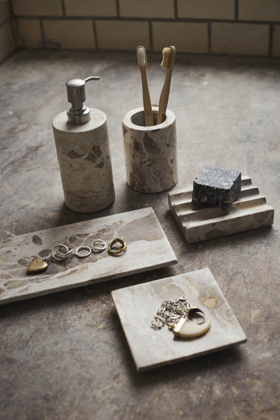 Muubs Vita Sbedispenser H19 cm, Seashell