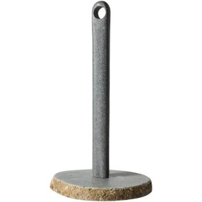 Muubs Valley K&uuml;chenrollenhalter H30 cm, Grau/Natur
