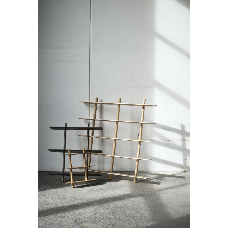 Muubs Noir Wandregal 50x60 cm, Eiche