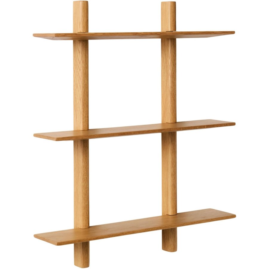 Muubs Noir Wandregal 50x60 cm, Eiche
