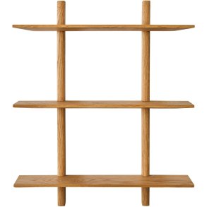 Muubs Noir Wandregal 50x60 cm, Eiche