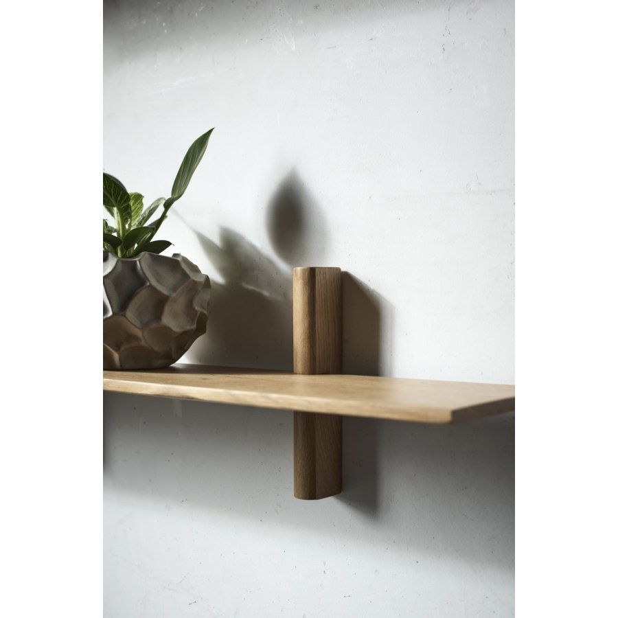Muubs Noir Wandregal 20x90 cm, Eiche