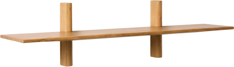 Muubs Noir Wandregal 20x90 cm, Eiche
