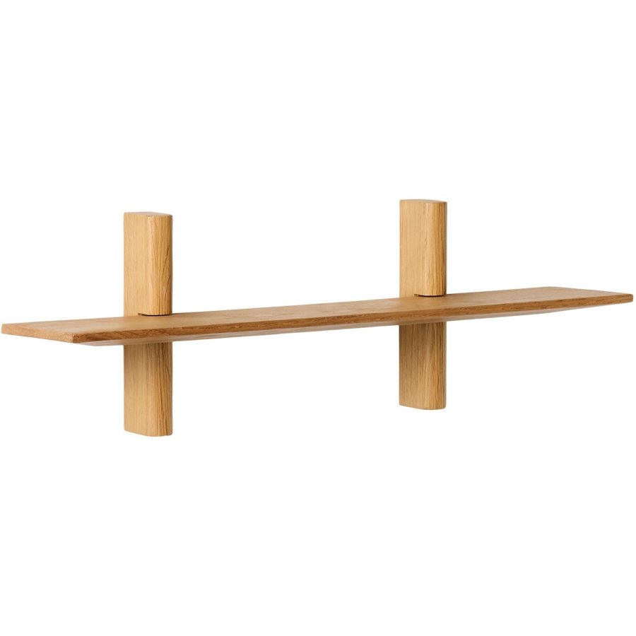 Muubs Noir Wandregal 12x50 cm, Eiche