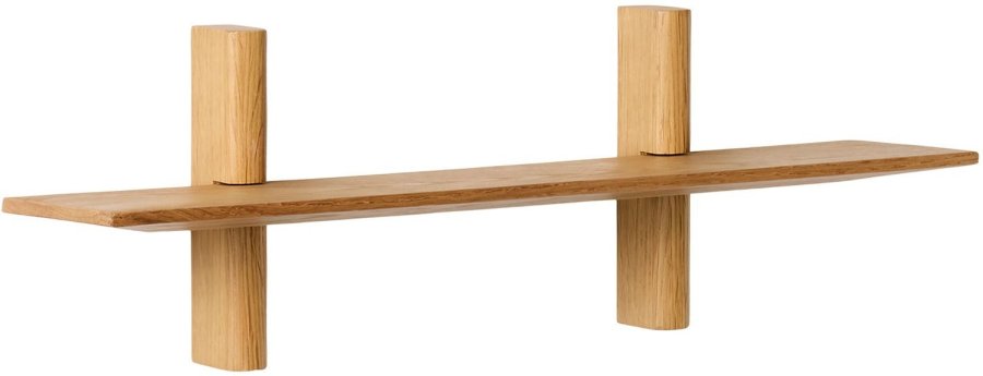Muubs Noir Wandregal 12x50 cm, Eiche