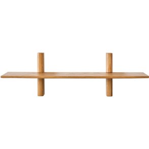 Muubs Noir Wandregal 12x50 cm, Eiche