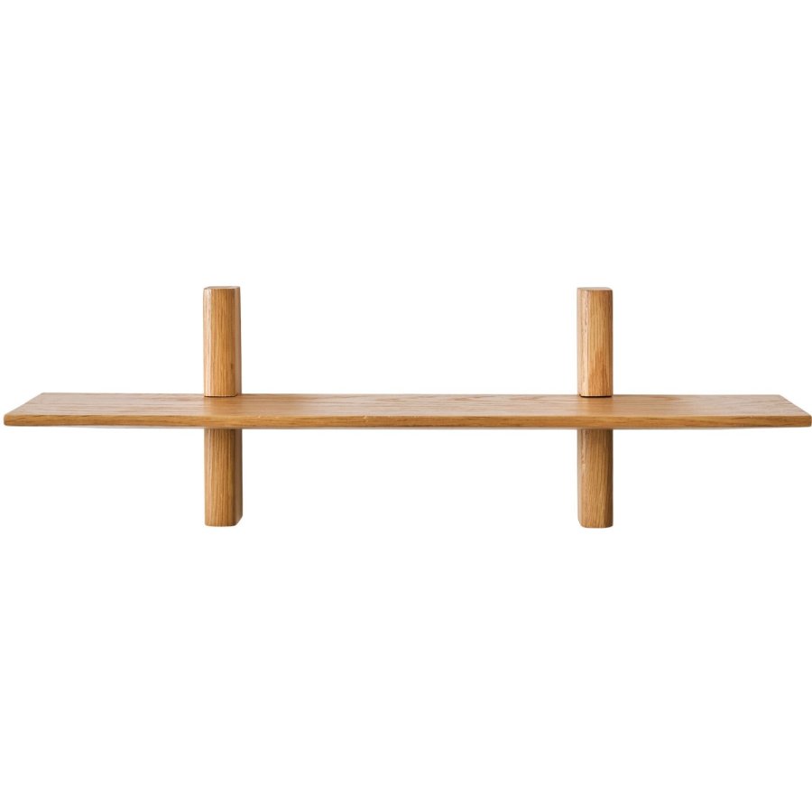 Muubs Noir Wandregal 12x50 cm, Eiche