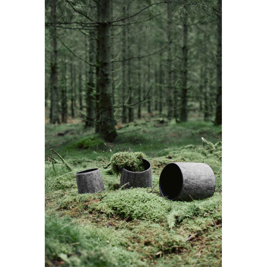 Muubs Haru Vorratsglas H26 cm, Grau