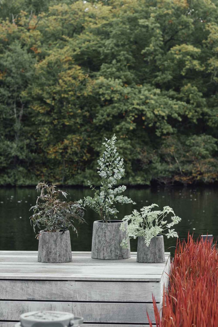 Muubs Haru Vorratsglas H32 cm, Grau