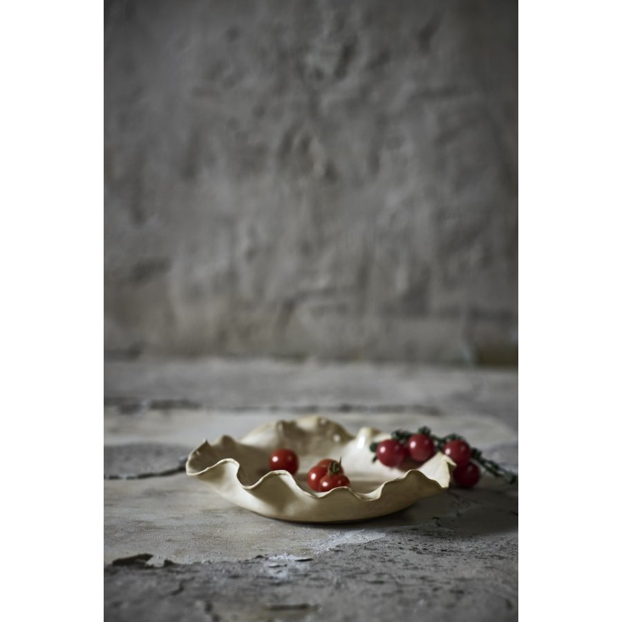 Muubs Saku Serveringsfad 22,5 cm, Creme