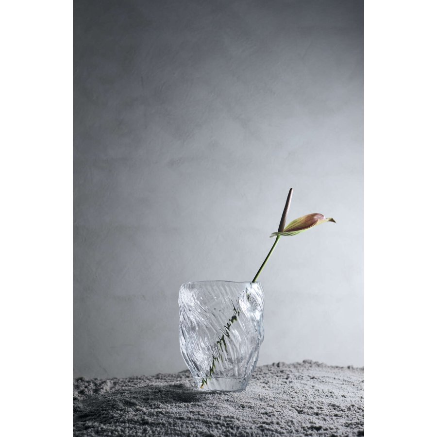 Muubs Mud Vase H25 cm, Klar