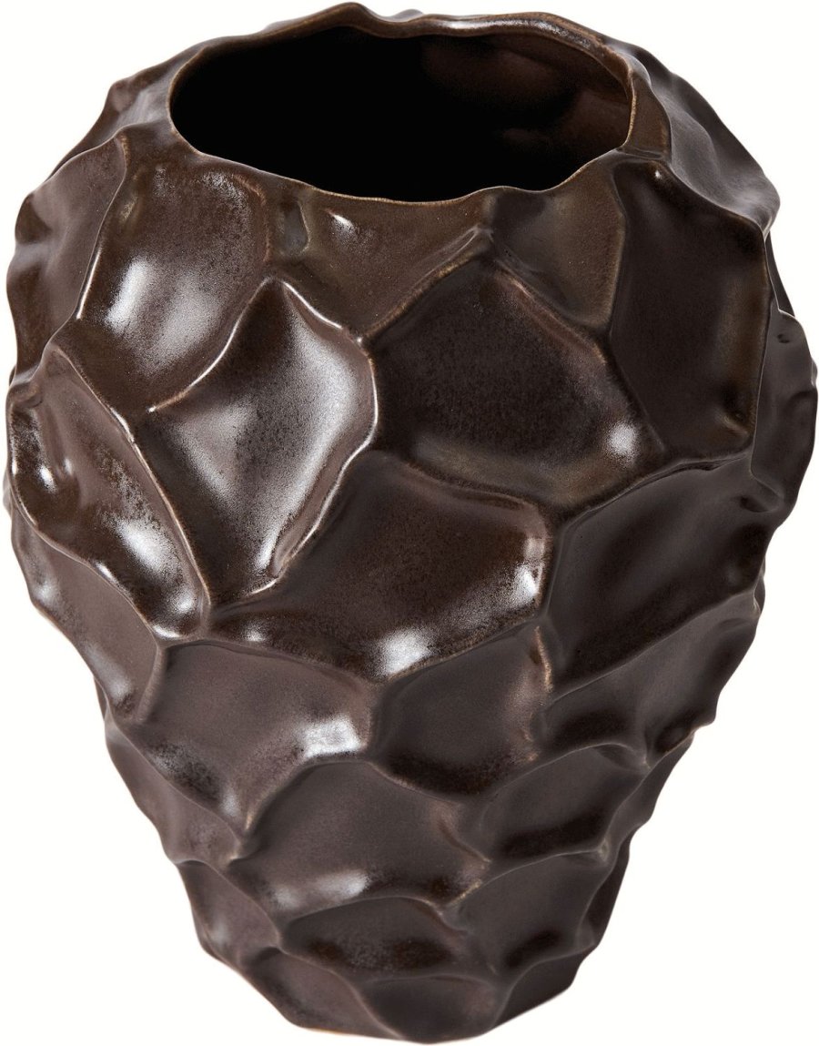 Muubs Soil Vase H21,5 cm, Mocha