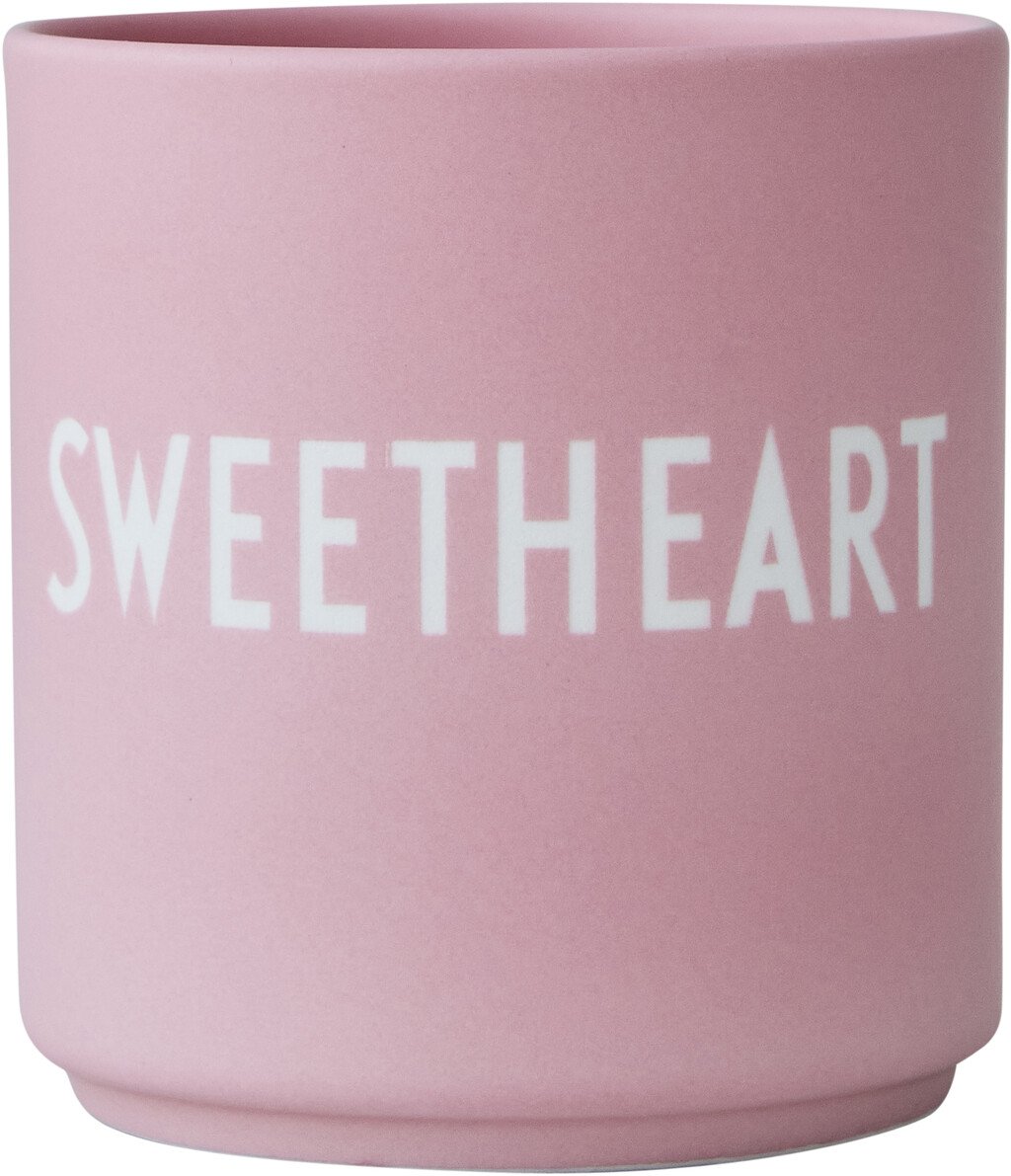 DESIGN LETTERS Favoritkop Sweetheart, Pink - Kopper uden hank - WWW ...