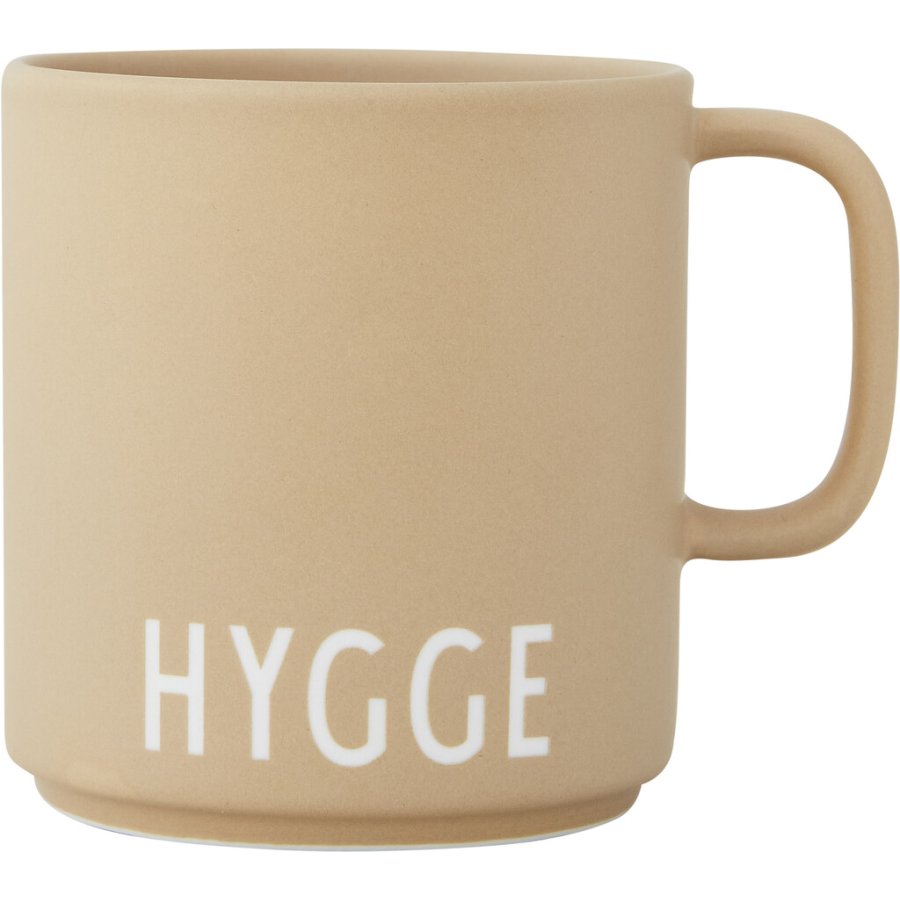 DESIGN LETTERS Favoritkop m. Hank Hygge, Beige - Kopper med hank - Hjem.dk