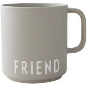 DESIGN LETTERS Tasse mit Henckel Friend, Grau