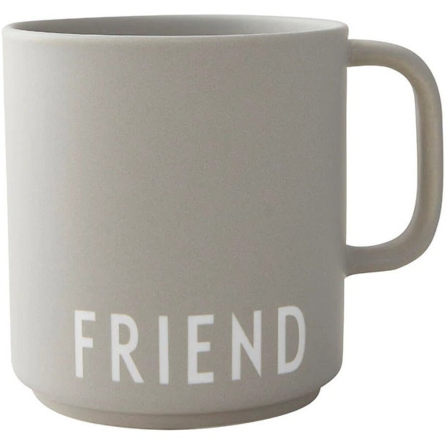 DESIGN LETTERS Lieblingstasse mit Henckel Friend, Grau