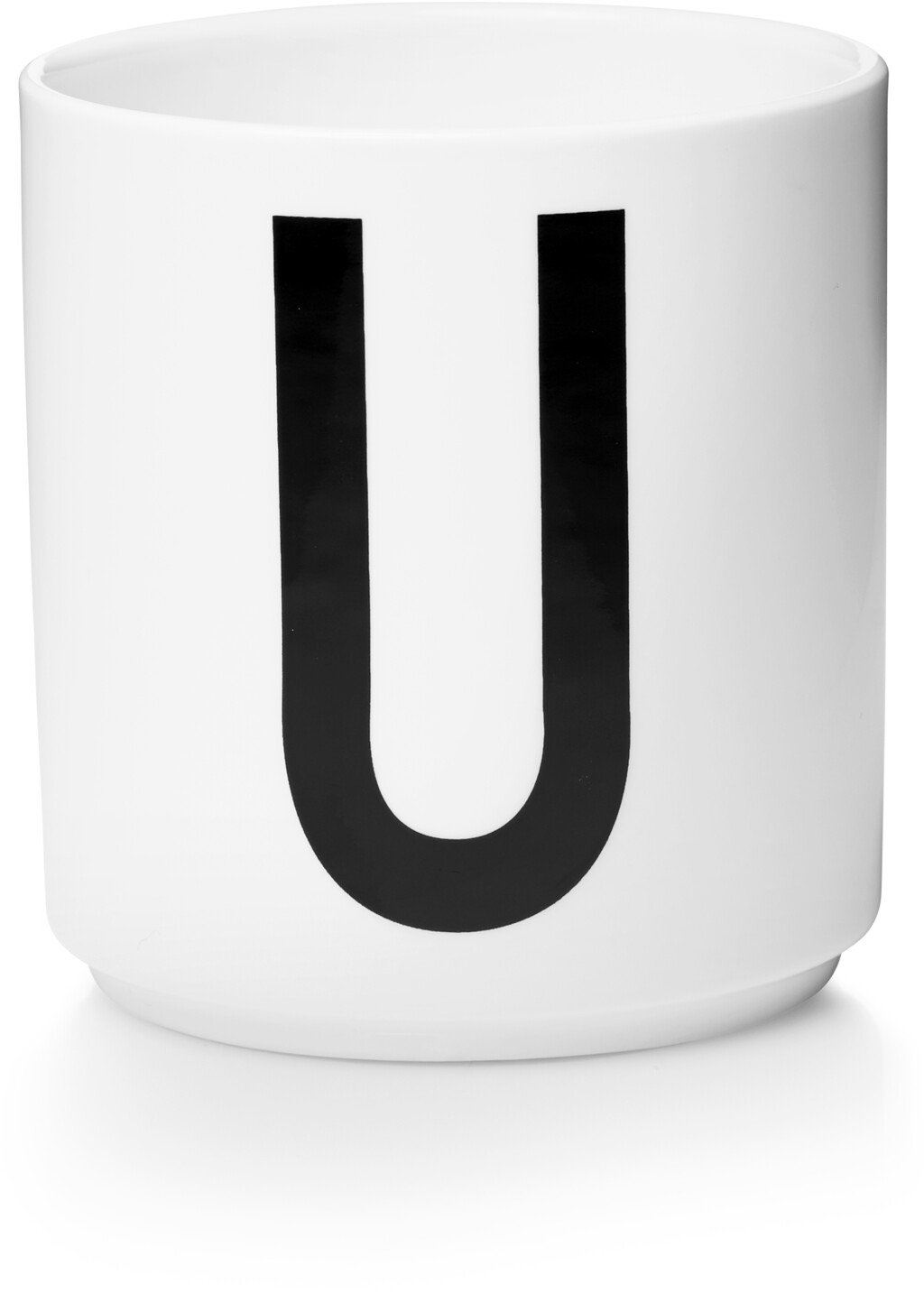 DESIGN LETTERS Personlig Porcelænskop U, Hvid - Kopper uden hank - WWW ...