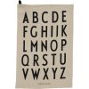 DESIGN LETTERS Klassisches Geschirrtuch 2er Set 60x40 cm, Beige