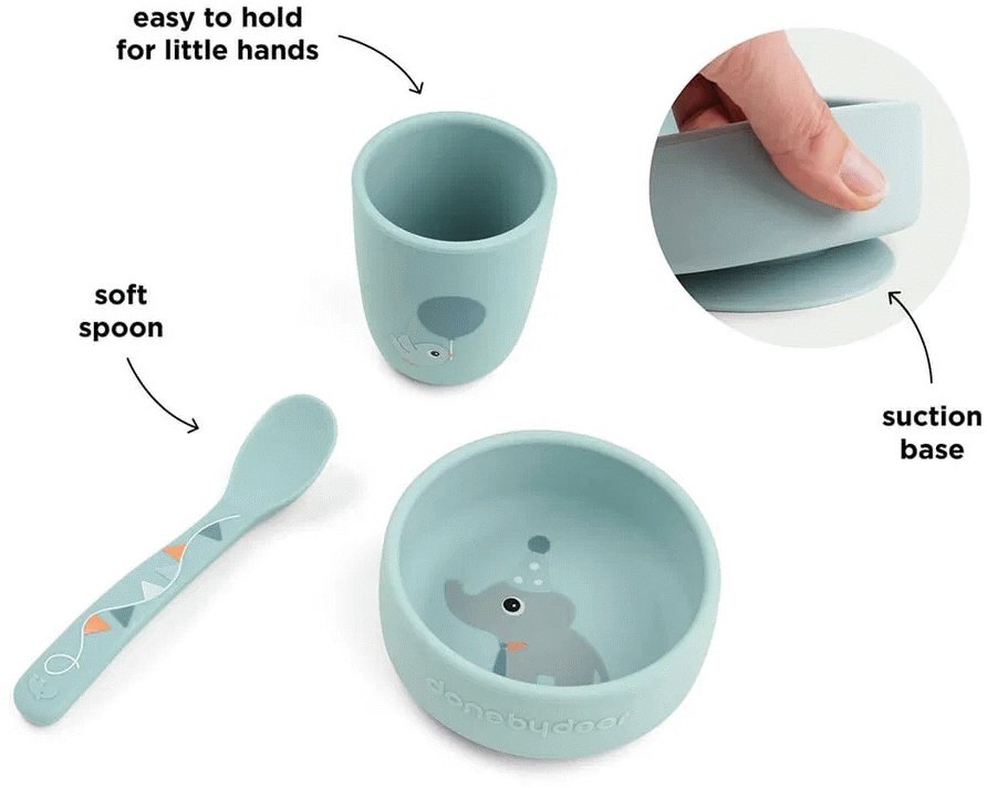 Done by Deer Celebration Stick&Stay Spises�t 3 Dele, Bl�