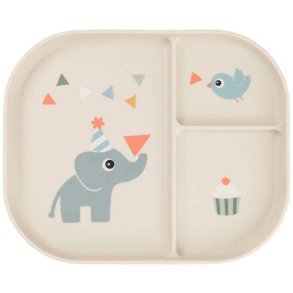 Done by Deer Celebration Foodie Tallerken 22x18 cm, Sand