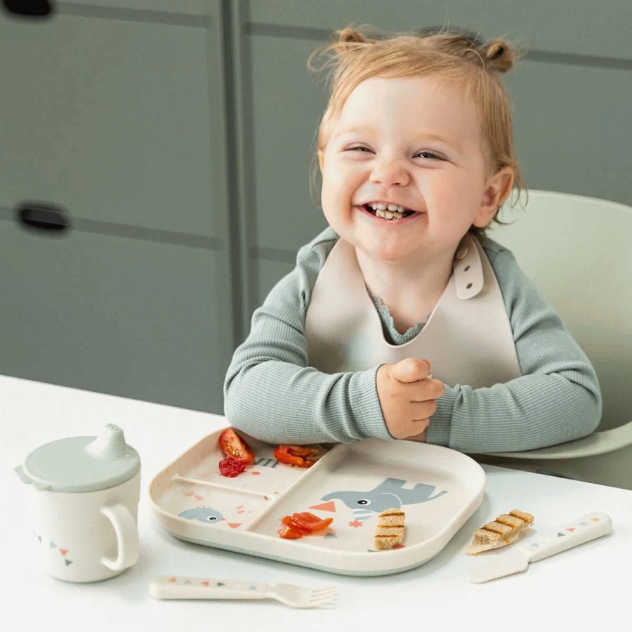 Done by Deer Celebration Foodie Tallerken 22x18 cm, Sand