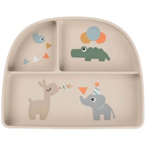 Done by Deer Celebration Stick&Stay Tallerken 16x20 cm, Sand