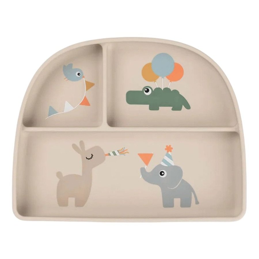 Done by Deer Celebration Stick&Stay Tallerken 16x20 cm, Sand