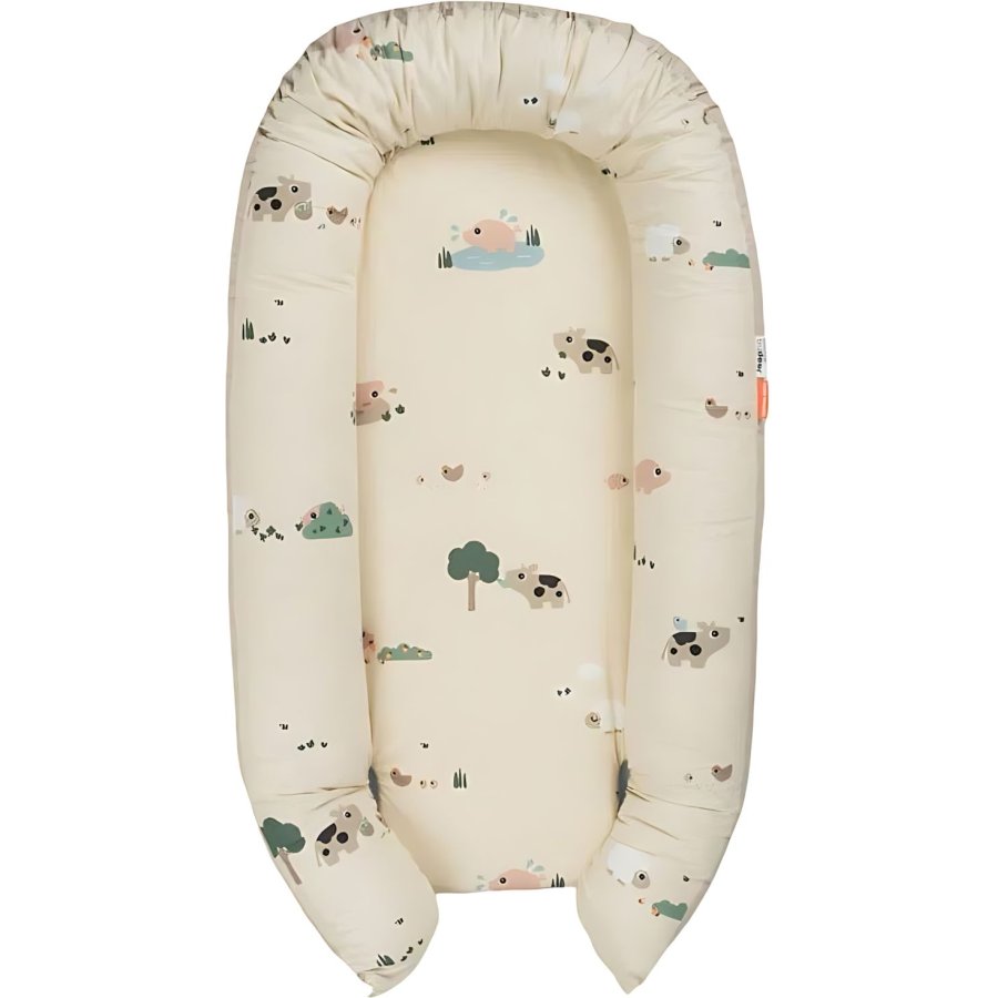 Done by Deer Tiny farm Babynest 85x50 cm, Sand