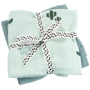 Done by Deer Lalee Stoffwindel 2er Set, 65 x 65 cm, Blau