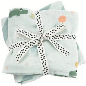 Done by Deer Celebration Stoffwindel 2er Set 65x65 cm, Blau