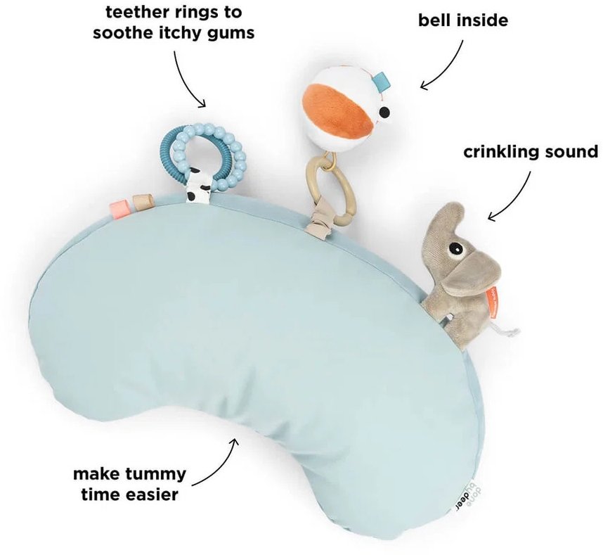 Done by Deer Playground Tummy Time Aktivitetspude 33x16 cm, Bl�