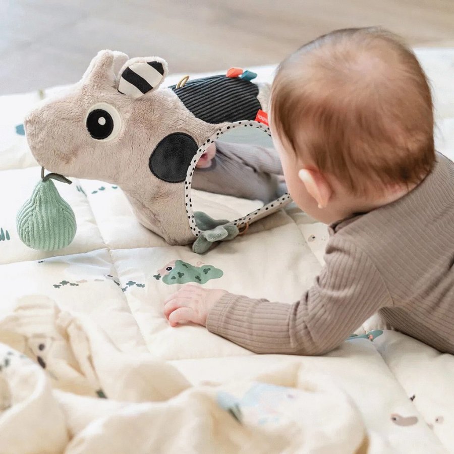 Done by Deer Dotti Aktivitetsgulvspejl 27 cm, Sand