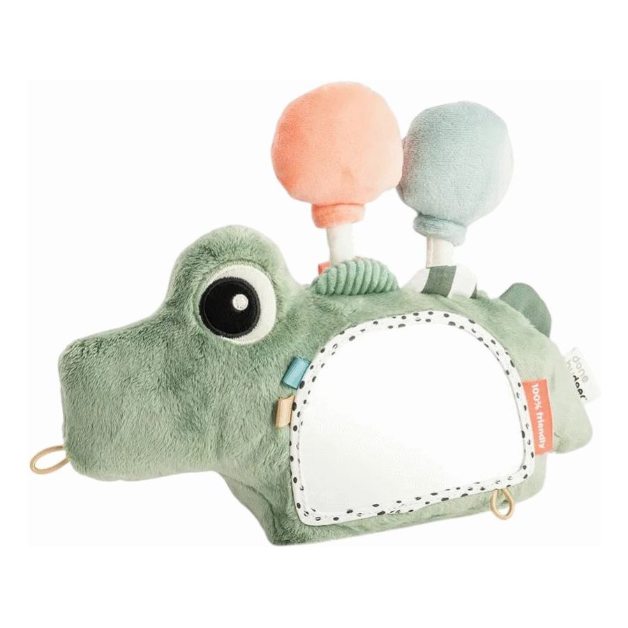 Done by Deer Croco Aktivitetsgulvspejl 28 cm, Gr�n