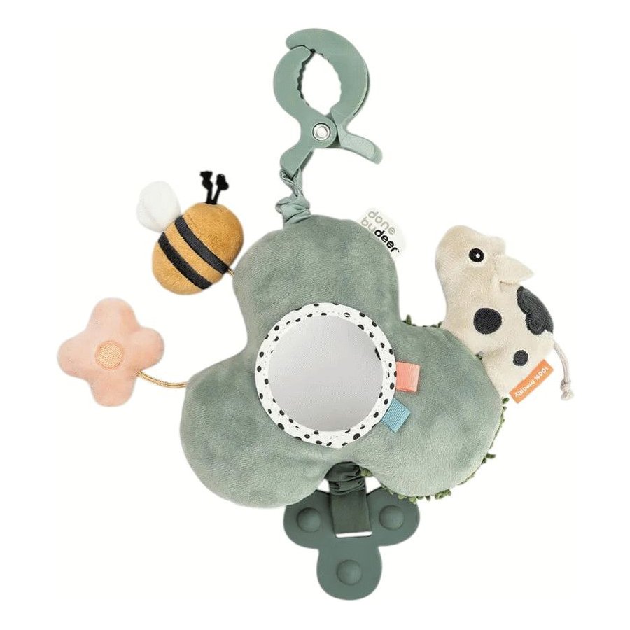 Done by Deer Tiny Farm Aktivitetsspejl 21 cm, Gr�n